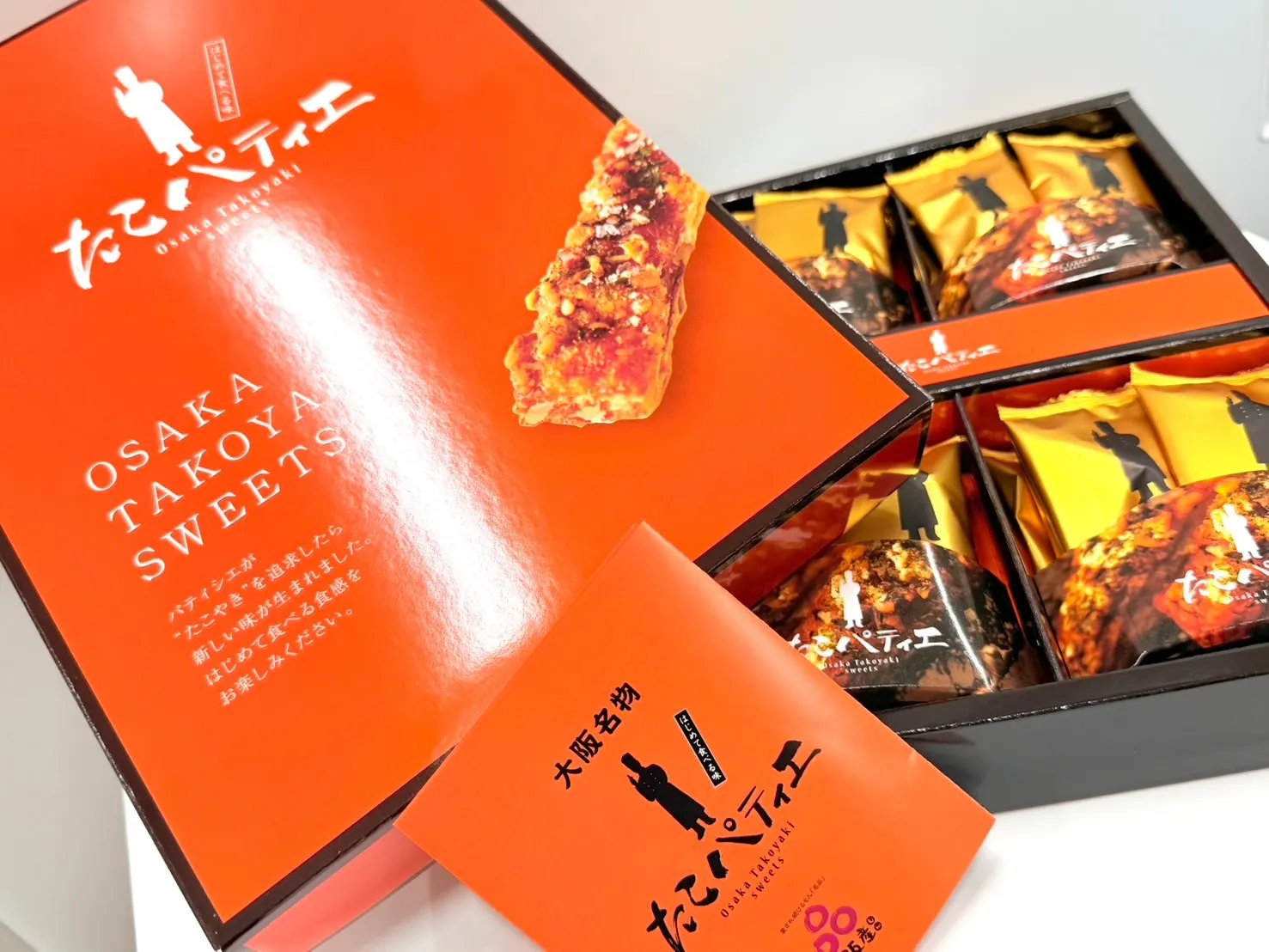 大阪名物「たこパティエ」をいただきました🐙
